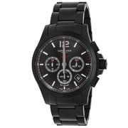 コンクエストV.H.P ブラック メンズ メタルベルト 並行輸入品 2年保証 L3.717.2.56.6