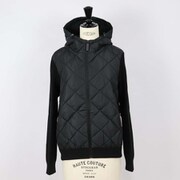 HYBRIDGE QUILTED KNIT HOODY 6800L BLACK(61) XSサイズ [アウトドア ダウン レディース 並行輸入品]