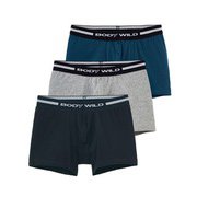 BODYWILD ボクサーブリーフ 前閉じ 3枚組アソート LLサイズ BWB0803