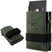 NIID Slide II Vegan Leather Mini Wallet カードケース 財布 ダークグリーン bf020014C08