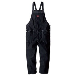 D-709 [ストレッチデニムサロペット インディゴ 5L]