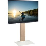 32~80V型対応 壁寄せテレビスタンド WALL V3 ハイタイプ ホワイトオーク WLTVB6232