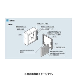 ヨドバシ.com - 河村電器産業 POG 5040-20K [屋外盤用キャビネット POG