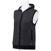 21FW TWWK2151BK-L [ピンドットジャカード フルジップニットベスト ウィメンズ Lサイズ ブラック]