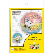 アイブレックス ヘリウム用 フィルムバルーン パッケージ PEANUTS スヌーピー バースデーパステル