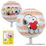 アイブレックス ヘリウム用 フィルムバルーン パッケージ PEANUTS スヌーピー ローズゴールドストライプ