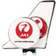 MZ349 [エアラインシリーズ ゴルフマーカー JAL ホワイト]