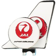 MZ349 [エアラインシリーズ ゴルフマーカー JAL ホワイト]