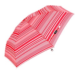 折りたたみ傘 ぺん細 55cm 7本骨 ボーダー ピンク U355-0188PK1-B7