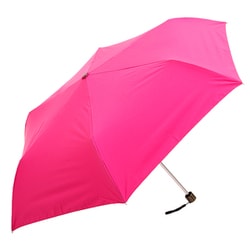 折りたたみ傘 ウォーターバリア 50cm 6本骨 UV加工/耐風/超撥水 ピンク WB350UH-PK