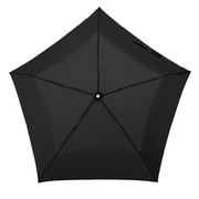 折りたたみ傘 ファイブスタープレミアムプラスワン 50cm 5本骨 UV加工/超撥水 黒 5PR353UH-BK