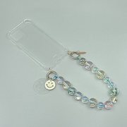 IPSSE2CASA [Beadsストラップ付ケースiPhoneSE2 Shining Aurora]