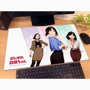 がんばれ同期ちゃん ラバーマット キービジュアル [キャラクターグッズ]