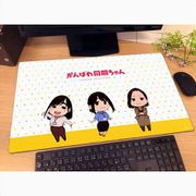 がんばれ同期ちゃん ラバーマット ミニキャラ [キャラクターグッズ]