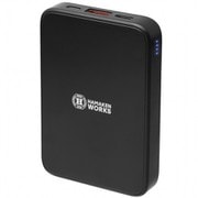 マグネット対応 ワイヤレスモバイルバッテリー 5000mAh 黒 HWB-5000BK2