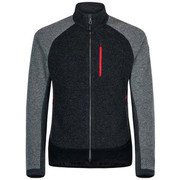 PASUBIO MAGLIA MMAC42X 9110 ダークチャコール/レッド XSサイズ [アウトドア シャツ メンズ]