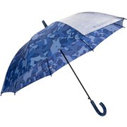 チャンピオン ミリタリー柄 ジャンプ傘 55cm×8R 小学校低学年~中学年向けサイズ ネイビー CHS27JP55
