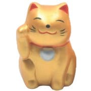 招き猫おみくじ 金 右手