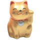 招き猫おみくじ 金 左手