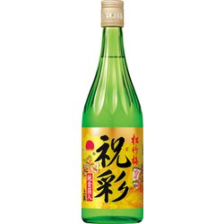 ヨドバシ.com - 宝酒造 限定 上撰 松竹梅 祝彩 金箔入 15度 720ml