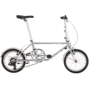 折りたたみ自転車 D ZERO(D ゼロ) 16インチ 7段変速 クローム 22DZEROCR00