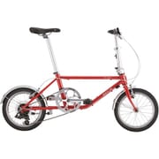 折りたたみ自転車 D ZERO（D ゼロ） 16インチ 7段変速 レッド 22DZERORD00
