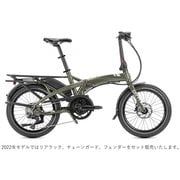 折りたたみ 電動アシスト自転車 VEKTRON S10(ヴェクトロン S10) 20インチ (406) 外装10段変速 フォレスト/XTRグレー 22VKS10FRGY