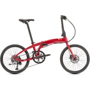 折りたたみ自転車 VERGE D9(ヴァージュ D9) 20インチ(451) 9段変速 レッド/レッド 22VRD9RDRD