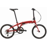 折りたたみ自転車 VERGE N8(ヴァージュ N8) 20インチ(406) 8段変速 マットレッド/ダークシルバー 22VRN8MRDS