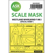 ASCM32001 1/32 ウェストランド ホワールウィンドF Mk.I 両面塗装マスクシール （スペシャルホビー用） [プラモデル用品]