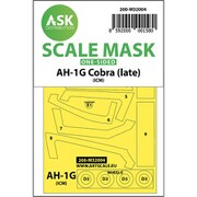 ASCM32004 1/32 AH-1G 後期型 塗装マスクシール （ICM用） [プラモデル用品]