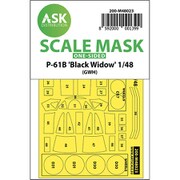 ASCM48023 1/48 P-61 塗装マスクシール （グレートウォール用） [プラモデル用品]