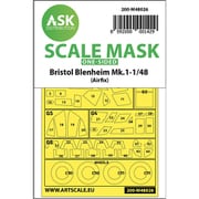 ASCM48026 1/48 ブリストル ブレニム Mk.I 塗装マスクシール （エアフィックス用） [プラモデル用品]