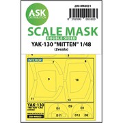 ASCM48031 1/48 Yak-130 両面塗装マスクシール （ズべズダ用） [プラモデル用品]