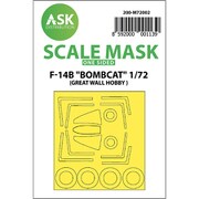 ASCM72002 1/72 F-14B 塗装マスクシール （グレートウォール用） [プラモデル用品]