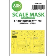 ASCM72003 1/72 F-14B 両面塗装マスクシール （グレートウォール用） [プラモデル用品]