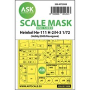 ASCM72008 1/72 ハインケル He111H-2/3 塗装マスクシール （ハセガワ用） [プラモデル用品]