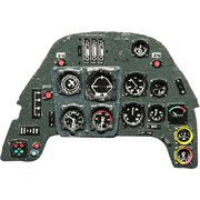 YMA4821 1/48 ディティールアップパーツ メッサーシュミットBf109G-6 着色計器板 （エデュアルド用） [プラモデル用パーツ]