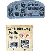 YMA4902 1/48 ディティールアップパーツ L-19/O-1バードドッグ 着色計器板 （ローデン用） [プラモデル用パーツ]