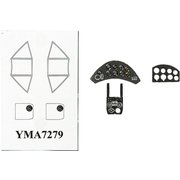 YMA7279 1/72 ディティールアップパーツ ボーイングP-26ピーシューター 着色計器板 （AZモデル他用） [プラモデル用パーツ]