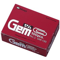 ゼムクリップ特大 100本 GM-130