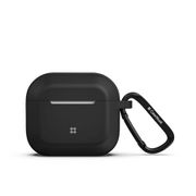 AirPods(第3世代) Eiger シリコンケース ブラック CS-AP4-EGR-BK