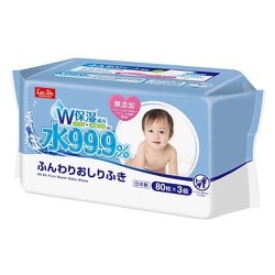99.9ふんわりおしりふきW 80枚×3 E00867