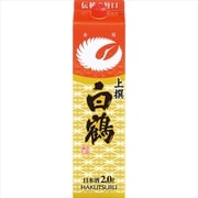 上撰 白鶴 サケパック 15-16度 2000ml [日本酒]