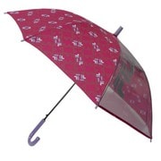 子供用傘 FILA 55cm ロゴ総柄 ピンク
