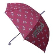 子供用傘 FILA 58cm ロゴ総柄 ピンク