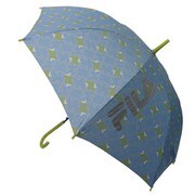 10002805 [FILA ロゴ総柄 キッズ長傘 58cm サックス]