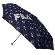 10002806 [FILA ロゴ総柄 キッズ折傘 55cm ネイビー]