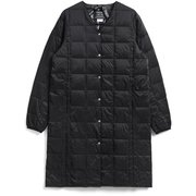Vネックボタン ロングインナーダウンジャケット TAION-W101-LONG ブラック Sサイズ [アウトドア ダウンウェア レディース]