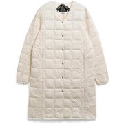 Vネックボタン ロングインナーダウンジャケット TAION-W101-LONG OFFWH Lサイズ [アウトドア ダウンウェア レディース]